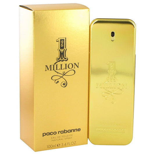 1 Million by Paco Rabanne Eau De Toilette Spray 3.4 oz/100 ml