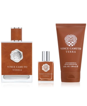 Vince Camuto Terra 3pc Set For Men (3.4oz Edt + Mini + 5oz Asb)