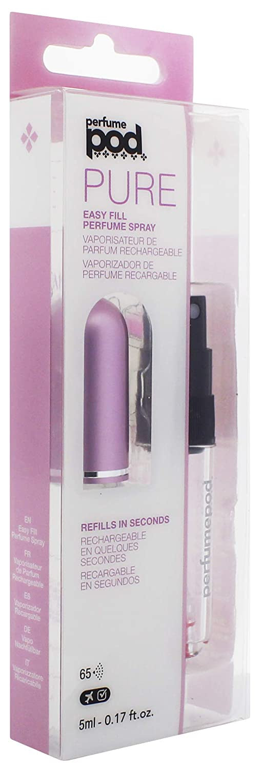 PERFUME POD Pure refillable perfume atomizer in pink