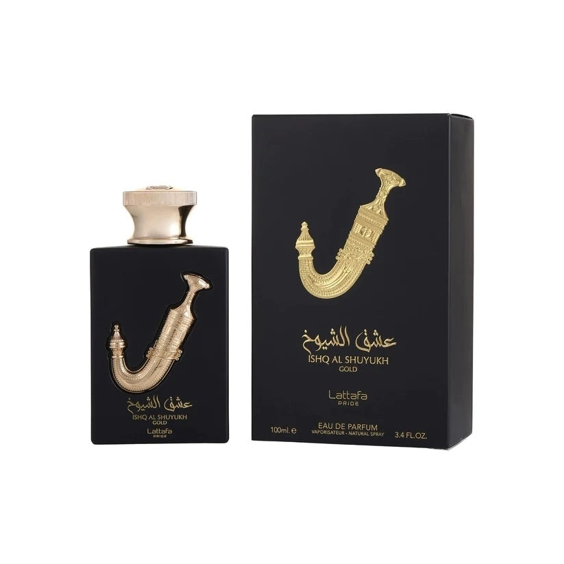 Lattafa Pride Ishq Al Shuyukh Gold Cologne 100 ml EDP Spray (Unisex) for Men