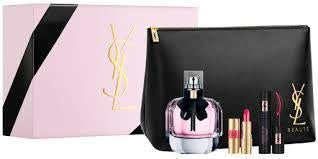 MON PARIS YSL by Yves Saint Laurent 4 PIECE GIFT SET - 3.0 OZ EAU DE PARFUM