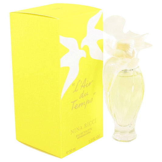 L'AIR DU TEMPS by Nina Ricci Eau De Toilette Spray With Bird Cap 1.7 oz/50 ml