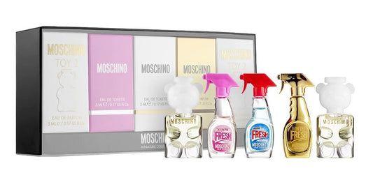 MOSCHINO VARIETY SET WOMEN 5 PIECE GIFT SET - 2 X 0.17 OZ MOSCHINO TOY 2 EAU DE PARFUM by MOSCHINO