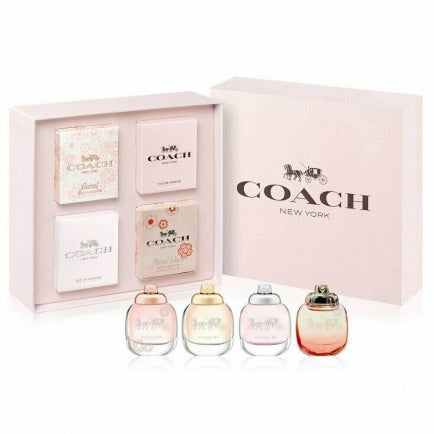 Coach New York by Coach 4 Piece Gift Set - 0.15 oz Eau de Parfum New