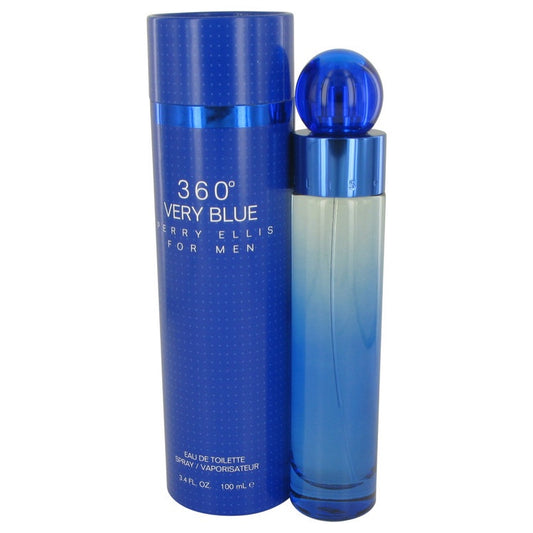 Perry Ellis 360 Very Blue by Perry Ellis Eau De Toilette Spray 3.4 oz/100 ml