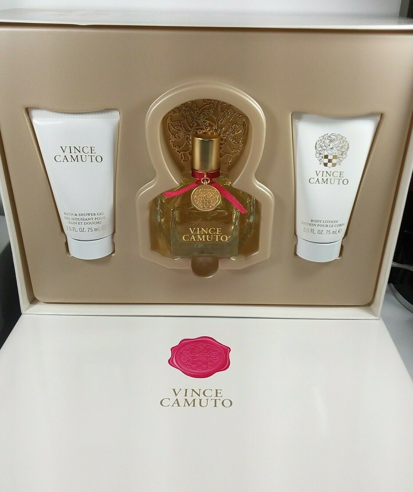 Vince Camuto Fiori Eau de Parfum, 3.4 oz Shower Gel and Lotion Set MSRP $95