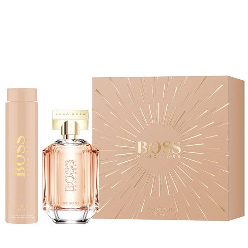 HUGO BOSS THE SCENT 2 PCS SET WOMEN: 3.4 EDT SP