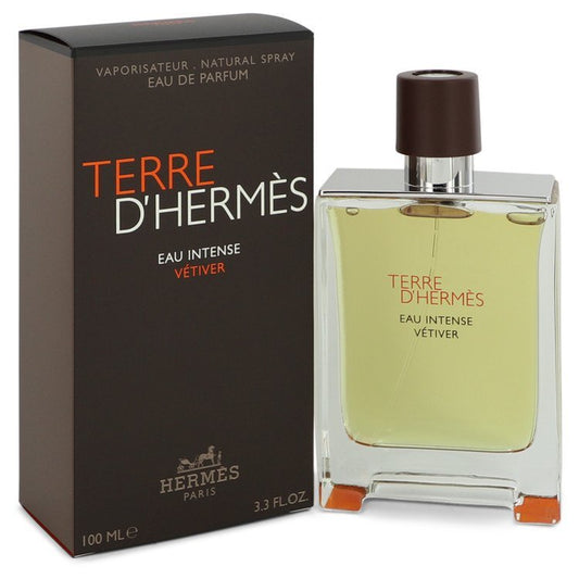 Terre D'hermes Eau Intense Vetiver by Hermes Eau De Parfum Spray 3.3 oz/100 ml