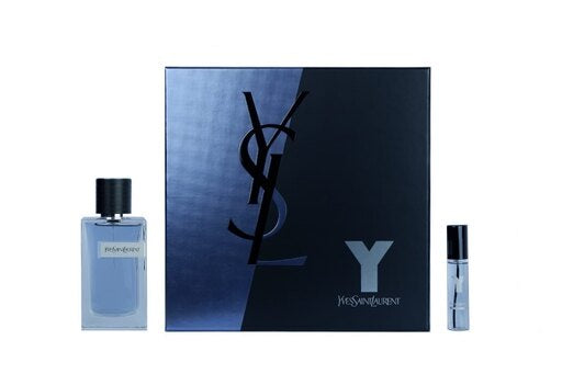 Y by Yves Saint laurent Y Eau De Toilette 3 Piece Gift Set for Men