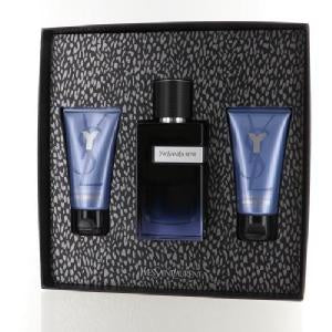 Y By Yves Saint Laurent 3 Piece Gift Set - 3.3 Oz Eau De Parfum Spray Box