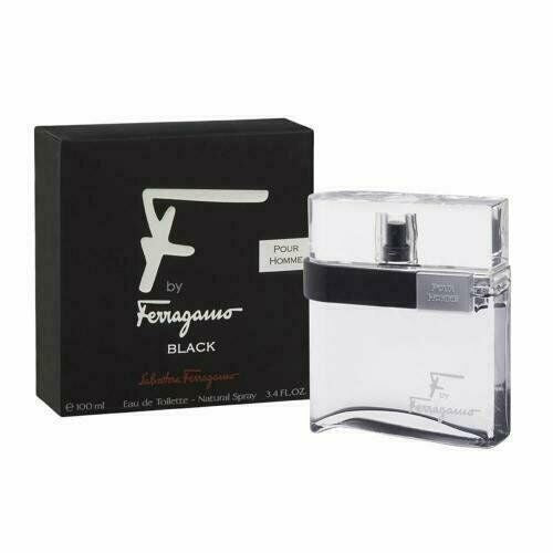 F by Ferragamo Black Cologne for Men Eau De Toilette Spray 3.4 Oz by Salvatore Ferragamo