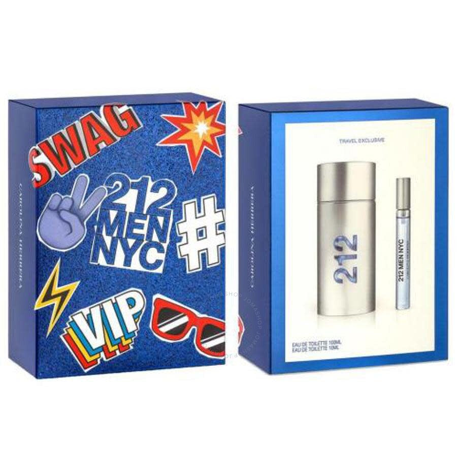 212 Men NYC Gift Set Edt 100ml /Edt 10ml Spray