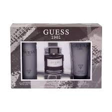 Guess 1981 by Guess for Men - 3 Pc Gift Set 3.4oz EDT Spray, 6oz Deodorant Body