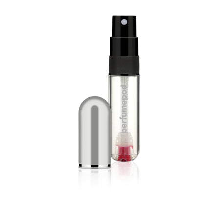 PERFUME POD Pure refillable perfume atomizer in Silver