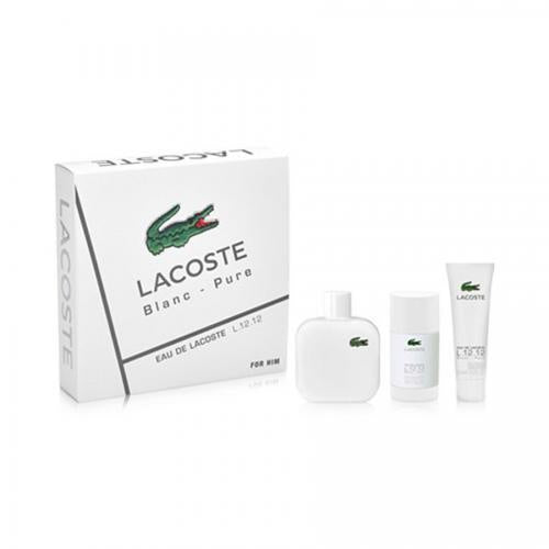 LACOSTE BLANC 3 PCS SET: 3.4 EDT SP