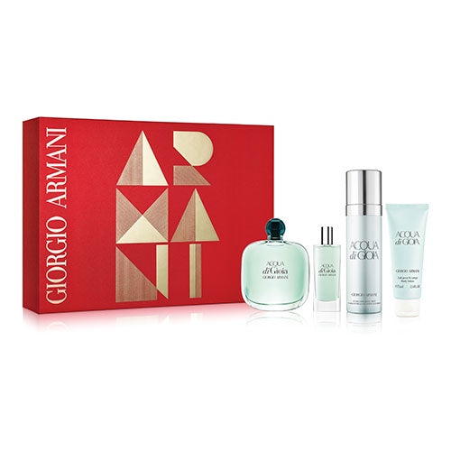 Girogio Armani Aqua di Gioia 4pc. Perfume Gift Set