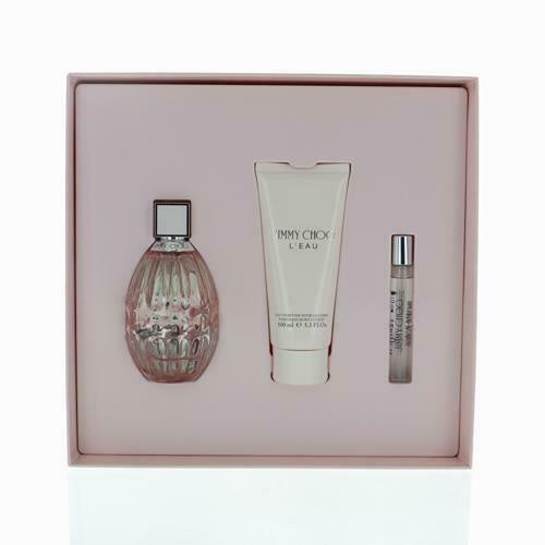 Jimmy Choo L'eau By Jimmy Choo 3 Piece Gift Set - 3.0 Oz Eau De Toilette Spray