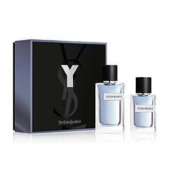 Yves Saint Laurent Y Men 2 Piece Gift Set eau De Toilette Spray 3.3 And 2.0 Oz