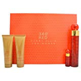 360 Red by Perry Ellis for Women - 4 Pc Gift Set 3.4oz EDP Spray, 3oz Shower