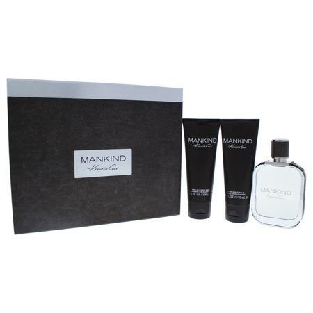 Mankind by Kenneth Cole for Men - 3 PC Gift Set 3.4oz EDT Spray, 3.4oz After