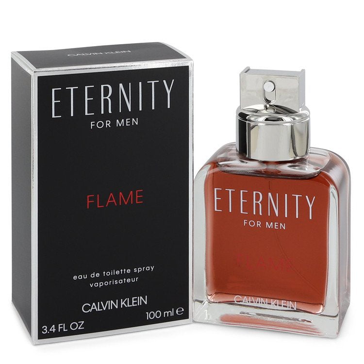 Eternity Flame Cologne by Calvin Klein 100 ml EDT Spay for Men