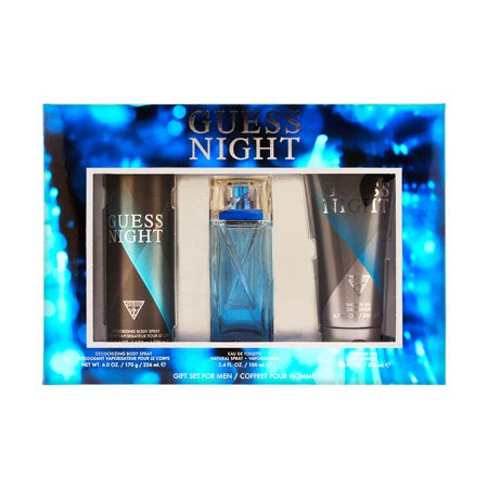 Guess Night Homme by Guess 3 Piece Set Includes: 3.4 oz Eau de Toilette Spray