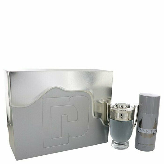 Invictus By Paco Rabanne - 2 Piece 3.4 Oz Edt + 3.4 Oz Shampoo Men's Gift Set