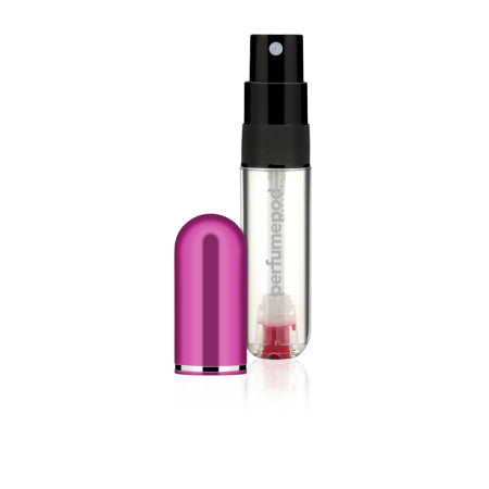 PERFUME POD Pure refillable perfume atomizer in Hot Pink