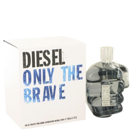 Diesel Only The Brave Eau De Toilette Spray for Men, 6.7 Ounce
