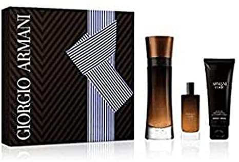 Giorgio Armani Code Profumo 110ml EDP Eau de Parfum Spray + 15ml EDP + 75ml Duschgel