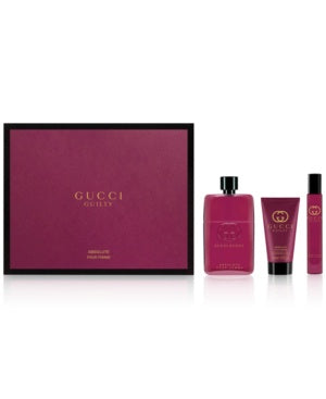 Gucci Guilty Absolute by Gucci, 3 Piece Gift Set for Women