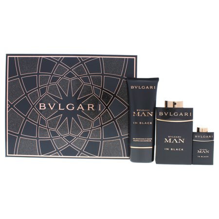 Bvlgari 3 3.4oz EDP Spray, 0.5oz EDP Spray, 3.4oz Shampoo an For Men