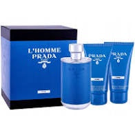 Prada L'homme L'eau By Prada 3 Piece Gift Set - 3.4 Oz Eau De Toilette Spray