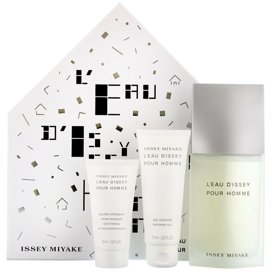 Issey Miyake L'eau D'issey Pour Homme 4.2 oz 3 piece Mens Gift Set