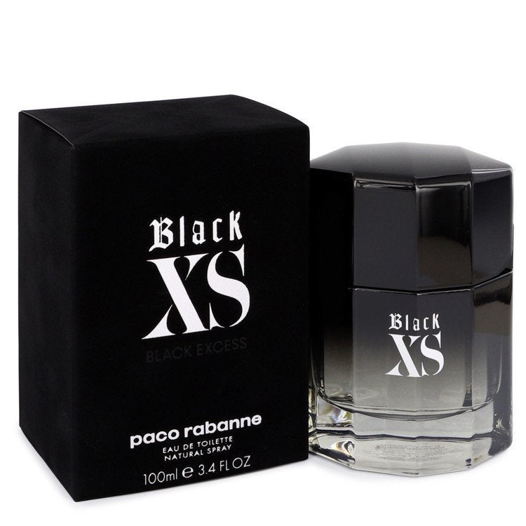 Black XS by Paco Rabanne Eau De Toilette Spray ( New Packaging) 3.4 oz/100 ml