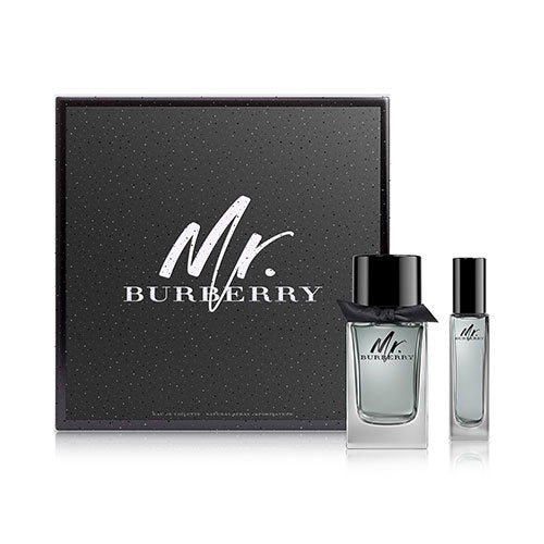 Burberry Mr. Burberry Eau De Toilette 2 Piece 3.4 OZ + 1 OZ Gift Set For Men