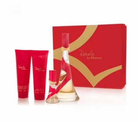 REBELLE BY RIHANNA 4 PCS SET: 3.4 SP