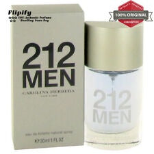 212 by Carolina Herrera, 1 oz EDT Spray for Men