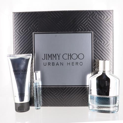 Jimmy Choo Urban Hero By Jimmy Choo 3 Piece Gift Set - 3.3 Oz Eau De Parfum