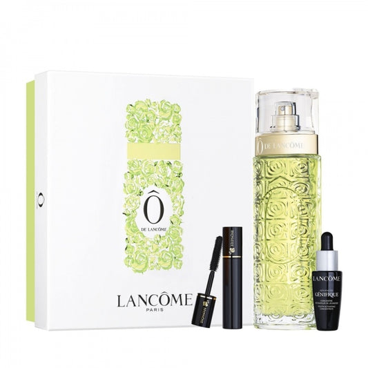 Lancome O De Lancome Paris Gift Set 125ml EDT + 10ml Advanced Genifique + 2ml Hypnotic Mascara