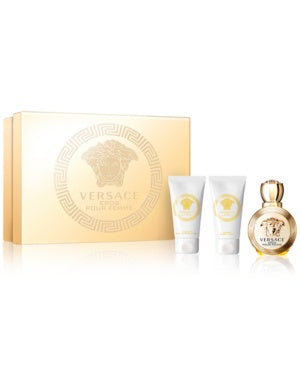 Versace Eros Pour Femme By Versace - 3 PIECE GIFT SET - 1.7 OZ EAU DE PARFUM