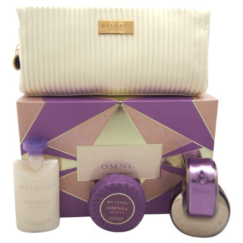 Omnia Amethyste by Bvlgari, 4 Piece Gift Set for Women