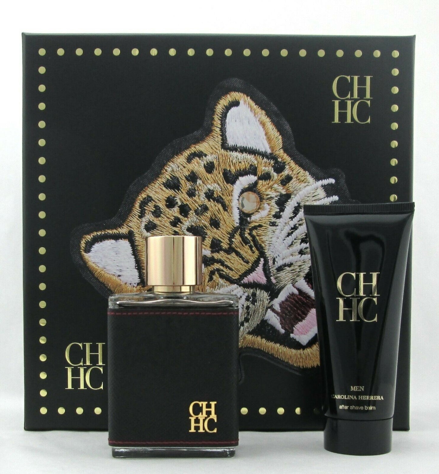 Ch Men Cologne By Carolina Herrera Set 3.4 Oz. Edt Spray + A/shave Balm 3.4 Oz.