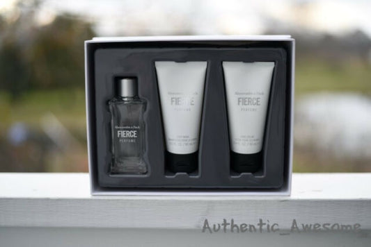 ABERCROMBIE & FITCH FIERCE 3.4 EDC SP FOR MEN SET 3 PC