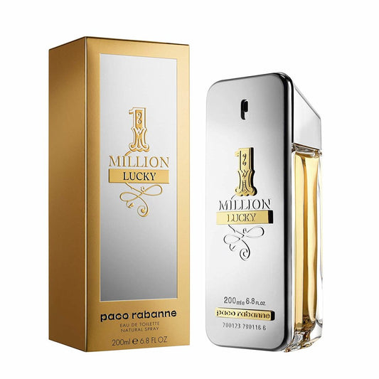 1 Million Lucky by Paco Rabanne for Men - 6.8 oz EDT Spray