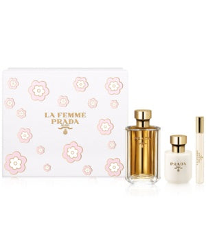 Prada La Femme By Prada - Eau De Parfum Spray 3.4 Oz & Body Lotion 3.4 Oz & Eau