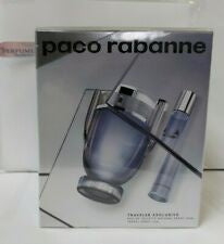 Paco Rabanne Invictus 2 Pieces Set 3.4oz Edt Spray & 20 ml Edt Spray Men