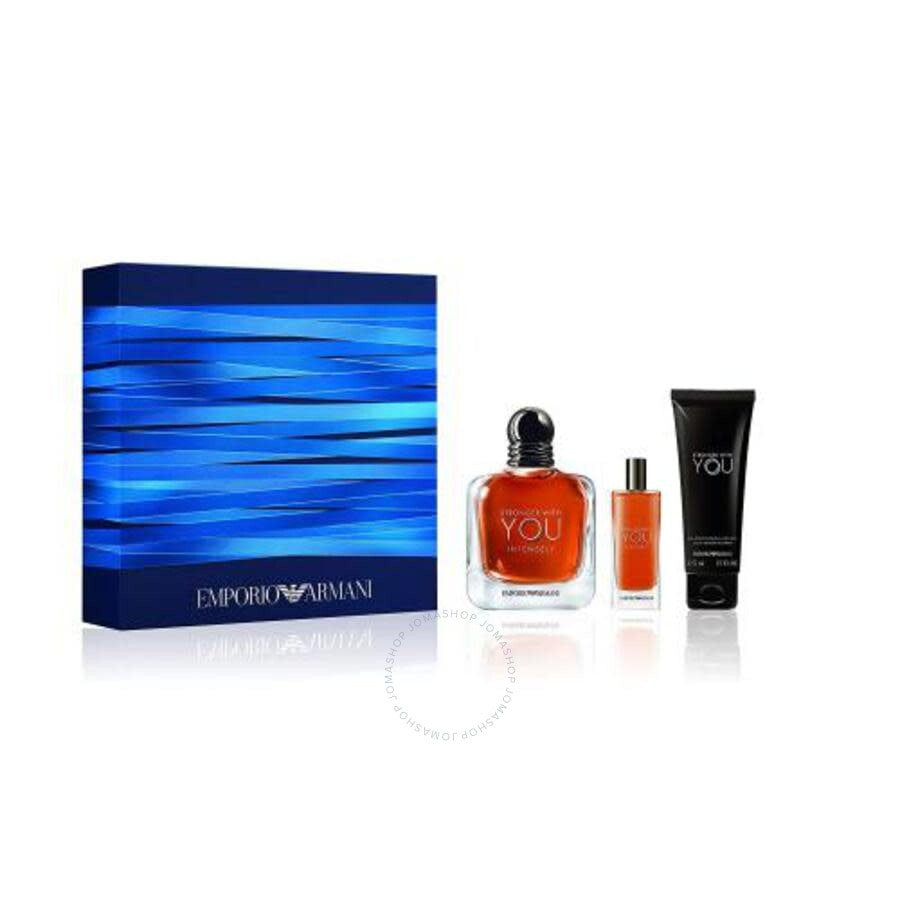 Emporio Armani Men's Stronger With You Intensely Gift Set Fragrances 3614272968547 - 70x70OUT OF STOCK EMPORIO ARMANIMen's Stronger With You Intensely Gift Set