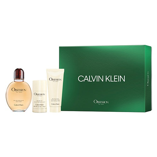 Calvin Klein Men's 3-Pc. Obsession For Men Gift Set