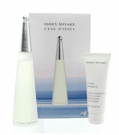 ISSEY MIYAKE 2 PCS SET FOR WOMEN: 3.4 EDT SP + 2.5 BODY CREAM